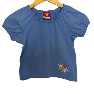 Disney Store Blue Minnie & Mickey Bubbles Top – Girls Size 6/7